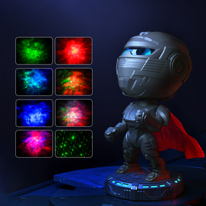 Pour le plafonnier LED Lonvis avec ABS veilleuse étoile Mecha guerrier galaxie projecteur minuterie à distance pour astronaute nébuleuse étoilée - Product Image 2