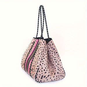 กระเป๋าถือช้อปปิ้งความจุขนาดใหญ่กระเป๋าสะพายไหล่สำหรับผู้หญิงกระเป๋าถือลำลองกระเป๋าชายหาด - Product Image 5