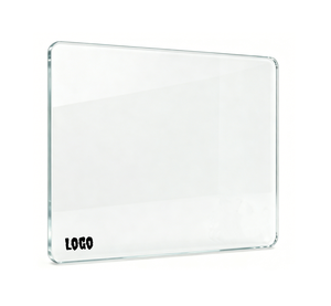 แผ่นรองเมาส์ ODM Optimal Control Clear Mouse Mat กันน้ำ ผลิตจากกระจกนิรภัยแบบ Micro-etched สำหรับเล่นเกมส์ ขนาดใหญ่ พร้อมฐาน PU - Product Image 1
