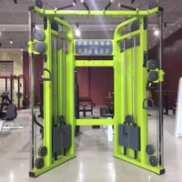 Machine Smith XC-887 avec double poulie, poids de 2x80 kg, entraînement multifonctionnel pour la musculation