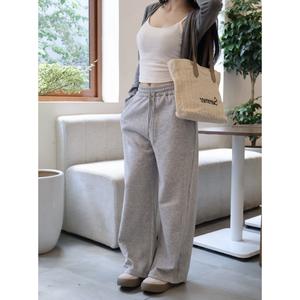 Pantalons décontractés pour femmes à prix avantageux, en molleton, taille basse, coupe droite, qualité supérieure, fabriqués au Vietnam, streetwear d'été, dentelle - Product Image 3