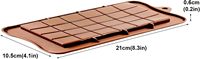 Moules à chocolat en silicone antiadhésifs, écologiques, de qualité alimentaire, pour outils de pâtisserie et barres protéinées et énergétiques