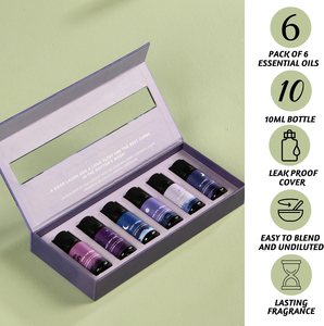 Huile de méditation aromathérapeutique <span class=keywords><strong>pour</strong></span> le sommeil, ensemble d'huiles essentielles relaxantes, lavande, menthe poivrée, jasmin, eucalyptus, orange <span class=keywords><strong>pour</strong></span> diffuseurs - Product Image 2