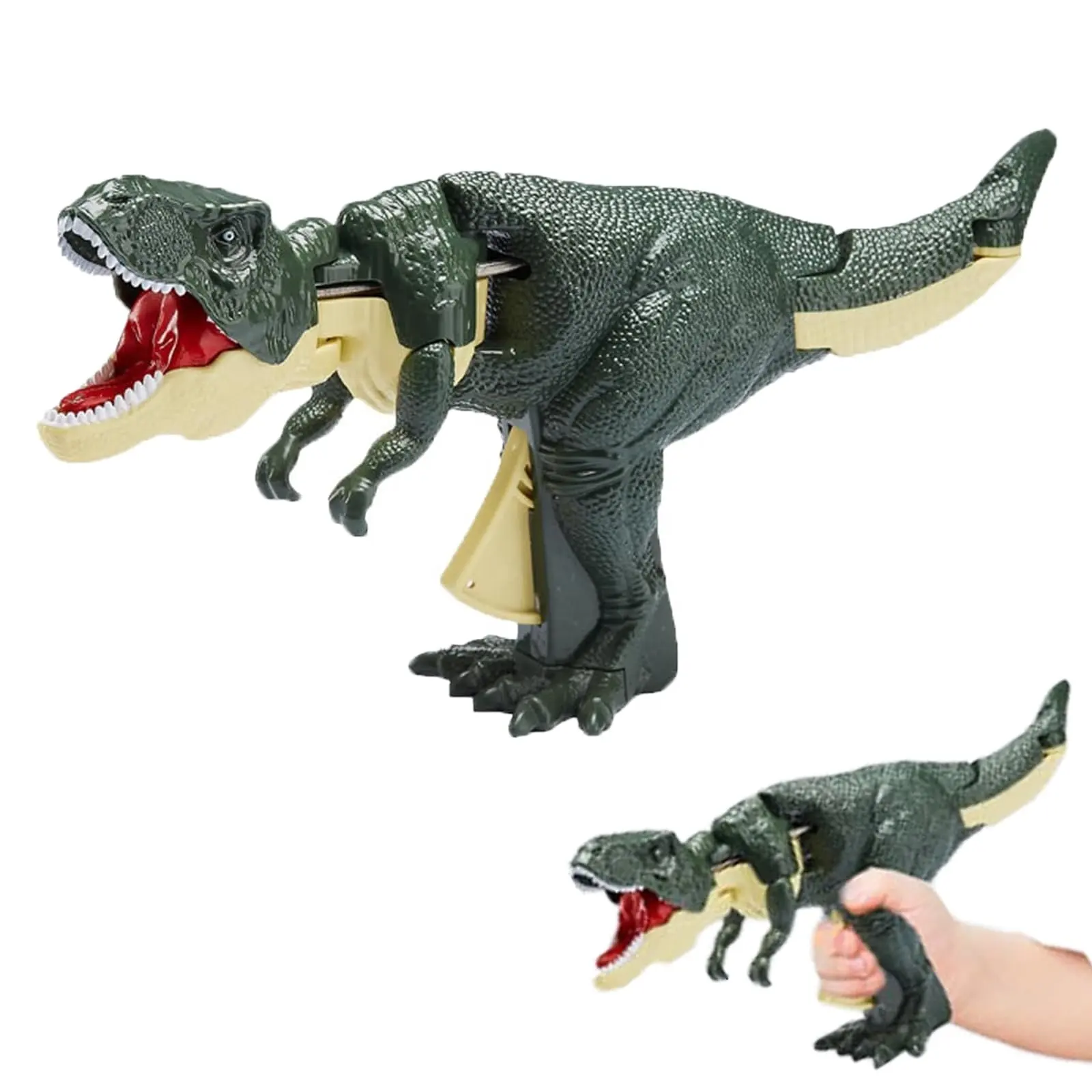2023 divertenti giocattoli di dinosauro Trigger The T-Rex Dinosaur Chew Toys Dino Grabber Fun Robot Hand Pincher novità Gag Toy Gift