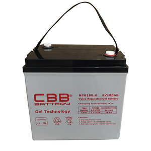 Big discount inverter battery 6V180Ah Deep Cycle battery Gel