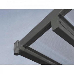 Acrylique Plat Toit Autoportant Carport En Aluminium Gris Cadre Parking <span class=keywords><strong>Garage</strong></span> Extérieur Hangar Pour La Maison Patio - Product Image 6