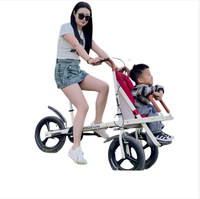Système de voyage pour bébé 3 en 1 - Poussette convertible, tricycle et vélo avec contrôle parental pour 0-36 mois