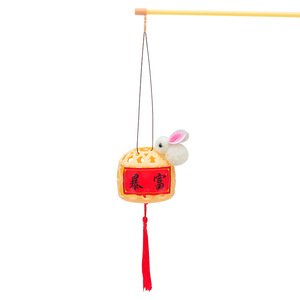 Simulated <b>Bamboo</b> <b>Lantern</b> Round Diy Decoration Chinese New Year Antique Style Flashing Light Children Street Stall Toy - Product Image 5