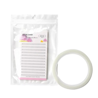 Bande adhésive réutilisable en plastique pour extensions de cils, pour le rangement des bouquets préfabriqués et des cils volume, et comme bande adhésive pour faux cils