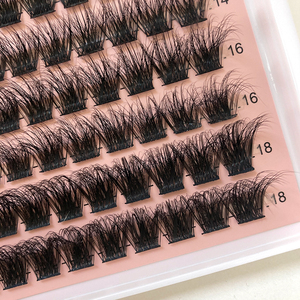 <span class=keywords><strong>Cils</strong></span> en bouquets C Curl 100D faits à la main, <span class=keywords><strong>cils</strong></span> hybrides en bouquets - Product Image 5