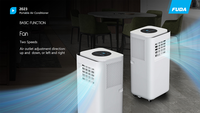Aire Acondicionado Portátil Inteligente de 7000 BTU con Wifi, Enfriamiento y Calefacción