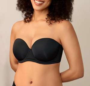 Ropa Interior Sexy sin Tirantes para Mujer, <span class=keywords><strong>Sujetador</strong></span> Push-Up Antideslizante 70-105 C D E F G H, Sin Costuras, <span class=keywords><strong>Invisible</strong></span>, <span class=keywords><strong>Talla</strong></span> <span class=keywords><strong>Grande</strong></span>, Bustos Grandes, Estilo Delgado - Product Image 5