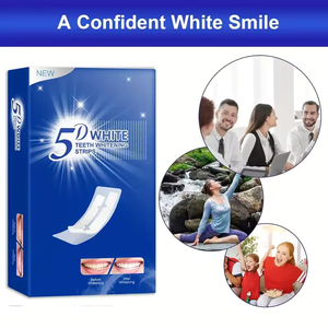 Bandes de blanchiment des dents à saveur de fleur de menthe <span class=keywords><strong>5D</strong></span> Bandes de dents blanches brillantes à utiliser au bureau à domicile faciles à emporter avec ingrédient PAP - Product Image 6