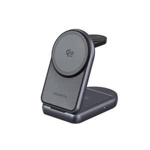 <span class=keywords><strong>Chargeur</strong></span> sans fil magnétique pliable 3-en-1 certifié Qi2.2 25W à charge rapide pour <span class=keywords><strong>iPhone</strong></span>, Apple Watch et AirPods, très vendu - Product Image 1