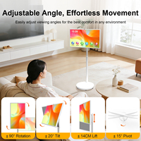 Meilleure grande tablette 32 pouces, lecteur vidéo, écran tactile rotatif, téléviseur portable, téléviseur intelligent interactif avec batterie, Wifi, Android