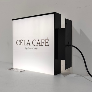 Manufacturer Outdoor Blade Sign Advertising Display <b>Led</b> <b>Light</b> <b>Box</b> Round Rectangle Shop Store Bar Advertising <b>Light</b> <b>Box</b> - Product Image 2