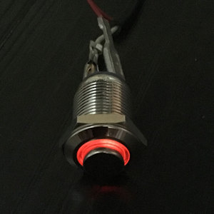 High Head Momentary An Toàn Điện Chiếu Sáng Ngắn 12 Mét 12V Không Thấm Nước Mini Push <span class=keywords><strong>Button</strong></span> Chuyển Với Ánh Sáng - Product Image 5