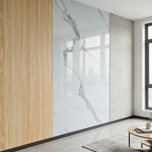 Двусторонняя высокоплотная противоударная панель из древесно-пластикового композита, современная, огнестойкая, простая в установке, для спальни и столовой - Product Image 3