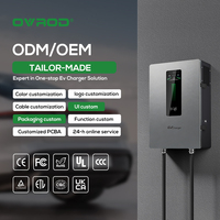 Chargeur rapide DC Ovrod 30 kW CCS2 triphasé 400 V avec affichage en temps réel pour tension, courant, arrêt d'urgence, câble de 5 m, OCPP en option