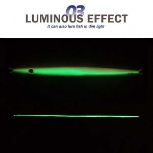 J5 250G Fishing Glow Jigs <span class=keywords><strong>con</strong></span> Assist Hook Jigbait Shore Cast esche in metallo esche artificiali vendita - Product Image 6