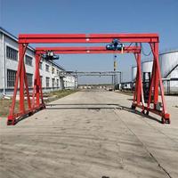 Grue semi-portique portative de type poussoir de main de marque de SZMC 3 tonnes 5 tonnes