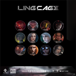 Caja Misteriosa de 24 Unidades al por Mayor LING CAGE Dawn Genesis Series 58mm Sparkle-Eye Tin Badge para Juguetes, Regalo, Colección de Cumpleaños para Niños - Product Image 4