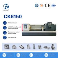 Torno CNC de Alta Precisión para Trabajo Pesado CK6150-3000, Control GSK FANUC, Longitud Máxima de Pieza de Trabajo de 3000 mm, Husillo Único, Portaherramientas Automático