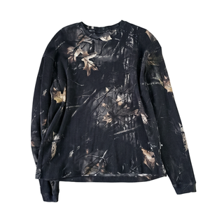 เสื้อยืดแขนยาวลายพรางพิมพ์ลายแบบซับลิเมชั่นเต็มตัว สไตล์สตรีทแวร์ ผ้าคอตตอนผสมสแปนเด็กซ์ 180-300 GSM แบบเทอร์มอล ลายวาฟเฟิล  สำหรับทุกเพศ - Product Image 1
