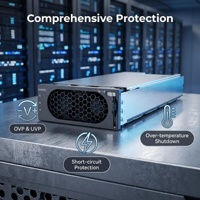 Module redresseur télécom R4850N2 3000W -48V 50A à haute efficacité, module d'alimentation AC-DC à échange à chaud pour station de base 4G/5G