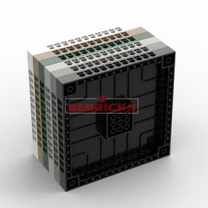 บล็อกต่อ BEBRICKS ชุดประกอบหมายเลข 65803 แผ่นฐานตัวต่อขนาด 16x16x1 1/3 ของเล่นโมเสค <span class=keywords><strong>ชิ้น</strong></span><span class=keywords><strong>ส่วน</strong></span>สร้างสรรค์ - Product Image 4