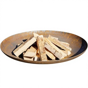 Brasero de Acero Corten con Recubrimiento en Polvo, Certificado CE, para Exteriores, Diámetro 600 800 1000, para Acampar y Calentar con Leña - Product Image 1