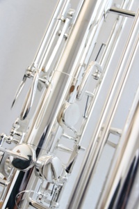 <span class=keywords><strong>Clarinetto</strong></span> Contrabbasso di Alta Qualità con Corpo in Cupronichel da Bbb a Low C e Chiavi Placcate in Argento - Product Image 4