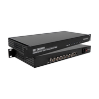 Encodeur SDI vers IP HTTP HLS SRT 8 canaux 1U à faible coût pour salle informatique, pour conversion SDI en Internet
