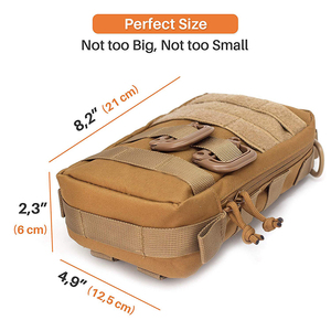 Sac tactique en Polyester imperméable unisexe pratique trousse de premiers soins en plein air stockage sacs à dos pour hommes trousse à outils de survie - Product Image 4