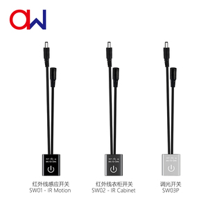 สวิตช์เซ็นเซอร์ IR Hand‑Sweep DC 12V 24V ควบคุมการเปิด-ปิดแบบแฮนด์ฟรี ขั้วต่อ DC2.1 สำหรับตู้เสื้อผ้า ไฟ LED Strip - Product Image 6