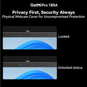GetMi Pro 185A Inch <span class=keywords><strong>Notebook</strong></span> <span class=keywords><strong>AMD</strong></span> <span class=keywords><strong>Processor</strong></span> 2 SSD Windows 11 PD شحن سريع للعمل المكتبي الترفيهي - Product Image 6