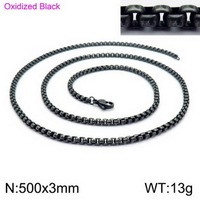 Collier Minimaliste Classique en Acier Inoxydable Triple Teinte, Finition Métallique Lisse, Bijou Simple pour Homme MGBC502