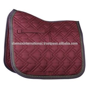 Shemax 2023 personnalisé en gros cheval équestre tapis de selle de luxe de haute qualité vente chaude avec doublure polaire - Product Image 5