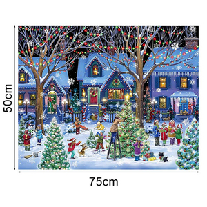 Cá nhân tự làm câu đố ghép hình câu đố tùy chỉnh 100 500 1000 mảnh ghép hình câu đố cho trẻ em người lớn làm từ giấy các tông - Product Image 2