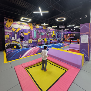Cheer Amusement : <span class=keywords><strong>Parc</strong></span> de trampolines commercial de 1500 m² et équipement de <span class=keywords><strong>parc</strong></span> d'aventure, solution de centre de divertissement familial en intérieur - Product Image 1