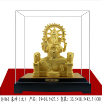 Modèle de construction de la Tour de l'Horloge de La Mecque en Arabie Saoudite, fabriqué en Chine, décoration métallique, Tour de la Cloche Dorée
