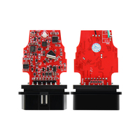 Red V1.87 Unidad de control electrónico Programador Lector de código Herramienta de diagnóstico con escáner OBD2 integrado