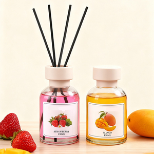 Diffuseur à bâtonnets 130 ml – Offre Spéciale – Parfum d'ambiance de luxe aux huiles essentielles naturelles pour la maison, la chambre et le bureau – Désodorisant - Product Image 4