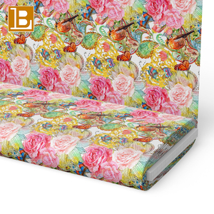 BILU Low MOQ <strong>2026</strong> Luxury Digital <strong>Printing</strong> Custom Liberty Cotton <strong>Fabric</strong> for Clothing - Product Image 3