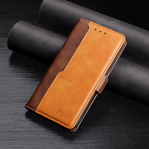 Étui de téléphone en cuir de luxe pour Samsung S24, avec porte-cartes et design artistique color block, compatible avec <span class=keywords><strong>iPhone</strong></span> 15 <span class=keywords><strong>Pro</strong></span> Max, 14 Plus, <span class=keywords><strong>13</strong></span> Plus, 12 - Product Image 5
