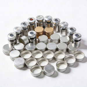 28mm Wholesale Aluminum Cap for Oral Liquid Bottles <b>Tamper</b> Proof Aluminum Cap for Beverage Bottles Gold and Silver Olive Oil Cap - Product Image 4