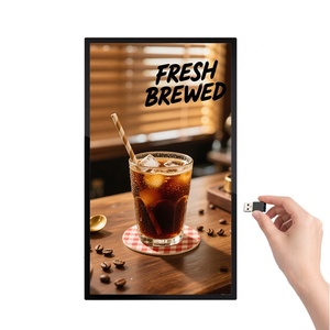 43 inch kỹ thuật số biển hiển thị màn hình cảm ứng LCD trong nhà Android hiển thị quảng cáo Player Poster điều khiển từ xa Wifi/USB - Product Image 1
