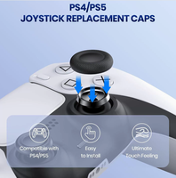 Capuchon de remplacement en plastique 2026R pour joystick / Cache-poignée de manette de jeu – Pièces de réparation