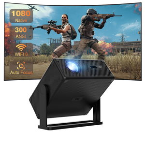 Cre CR52 LED <span class=keywords><strong>LCD</strong></span> Chiếu 1080P Home Movie Chiếu 4K 300 ANSI Full HD Thiết Bị Chiếu Chống Bụi Thiết Kế - Product Image 1