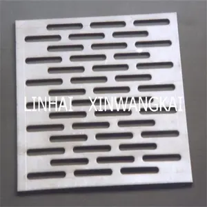 Perforated metal screen used in hammer mill machine